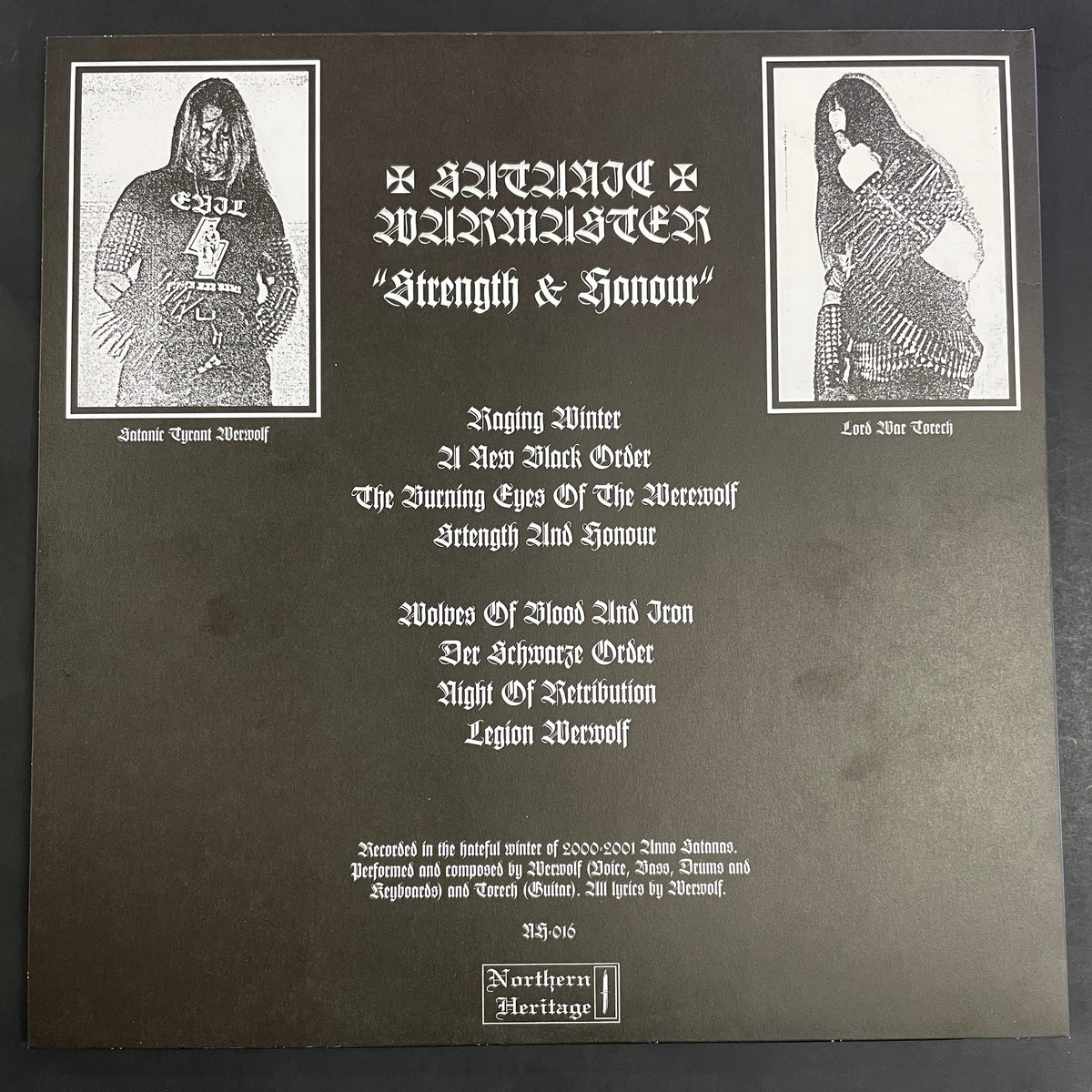 Satanic Warmaster – Strength & Honour double LP (used)
