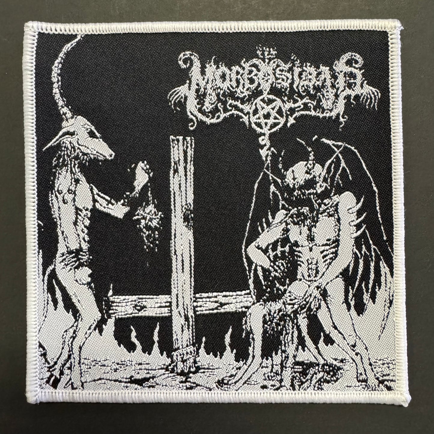 Morbosidad - Cojete a Dios por el Culo patch