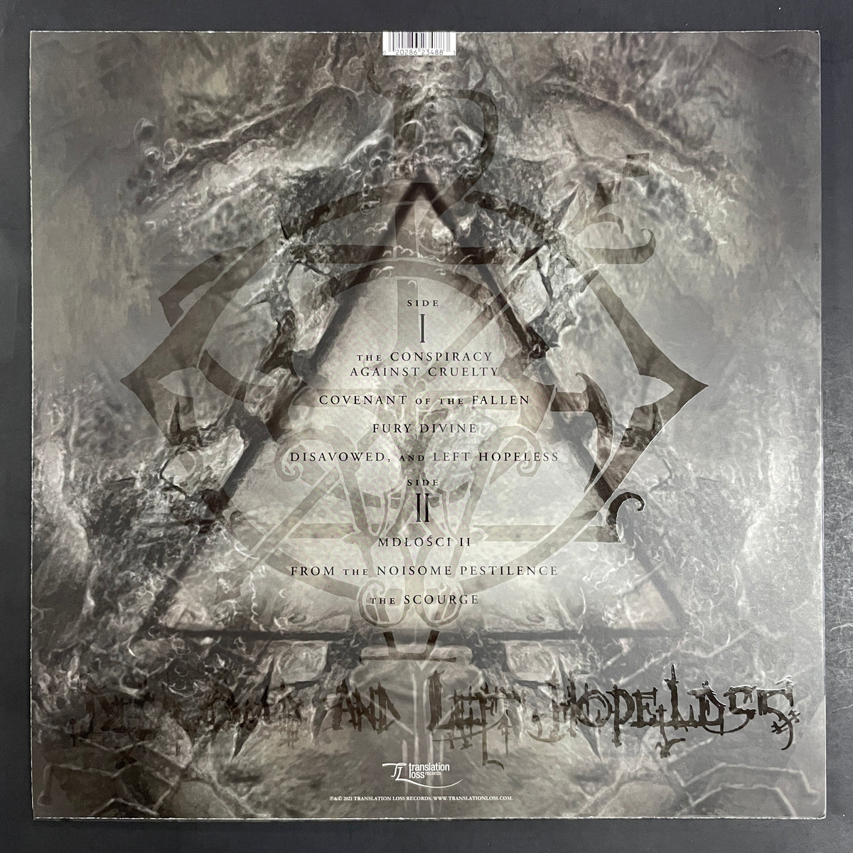 Our Place Of Worship Is Silence – Disavowed, And Left Hopeless LP (used)