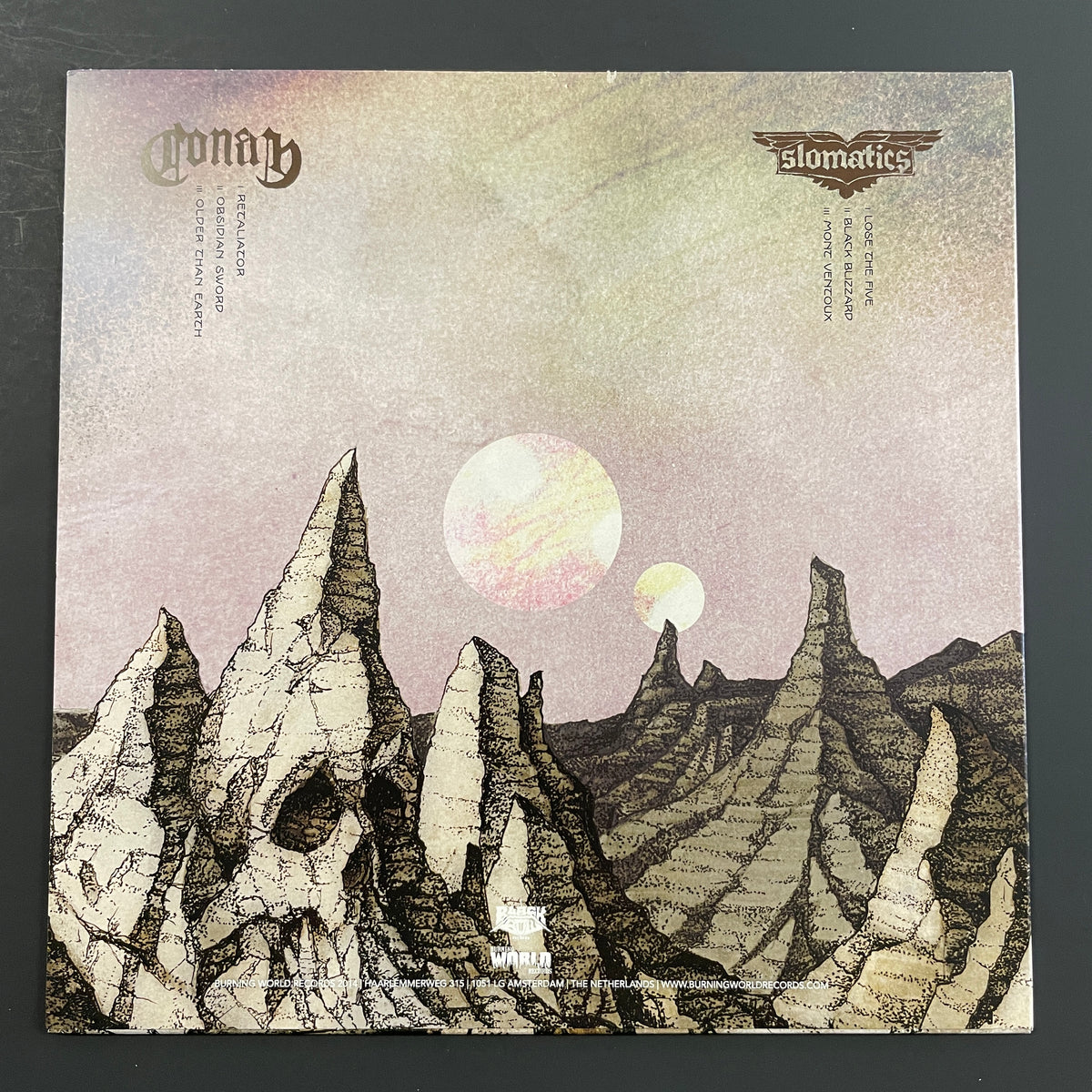 Conan / Slomatics – Conan Vs Slomatics split LP (used)