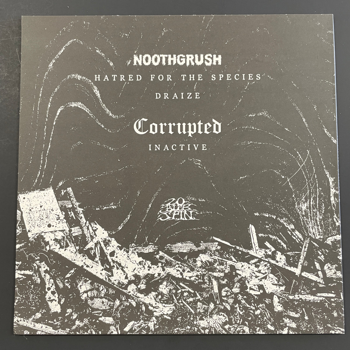 Noothgrush / Corrupted – Noothgrush / Corrupted split LP (used)