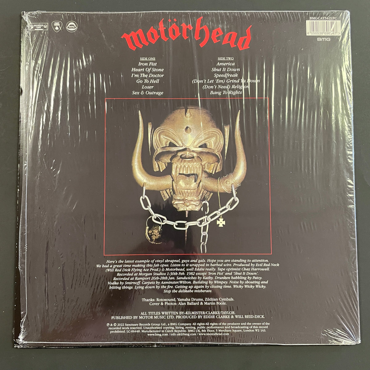 Motörhead – Iron Fist LP (used)