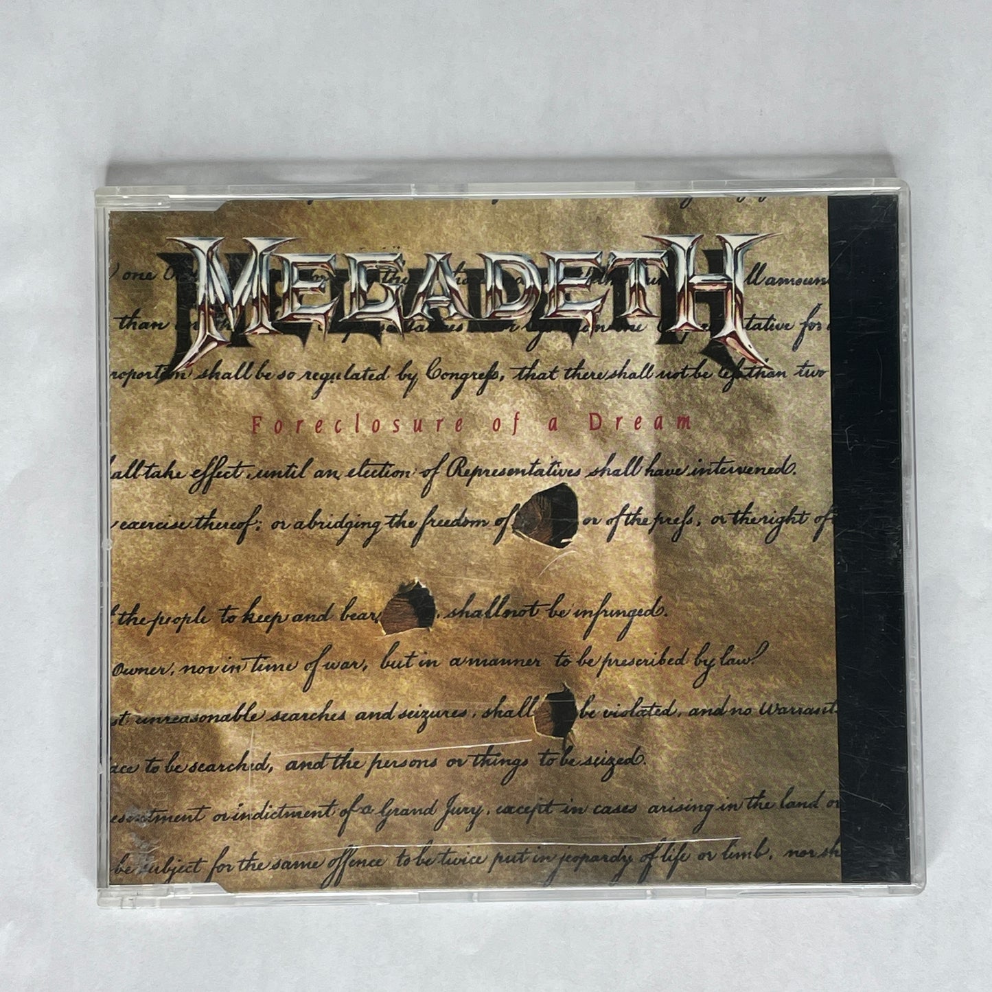 Megadeth - Foreclosure of a Dream single CD