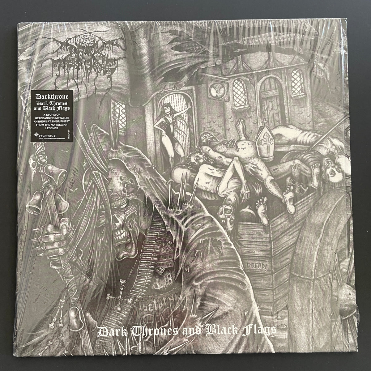 Darkthrone – Dark Thrones And Black Flags LP (used)