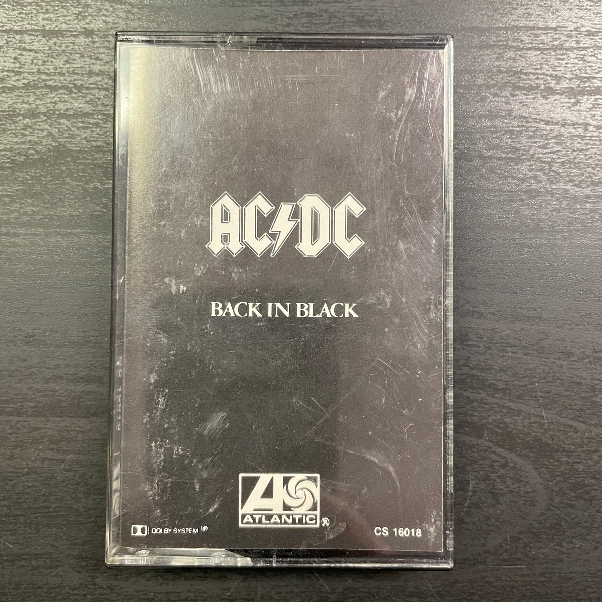 AC/DC – Back In Black original cassette tape (used)