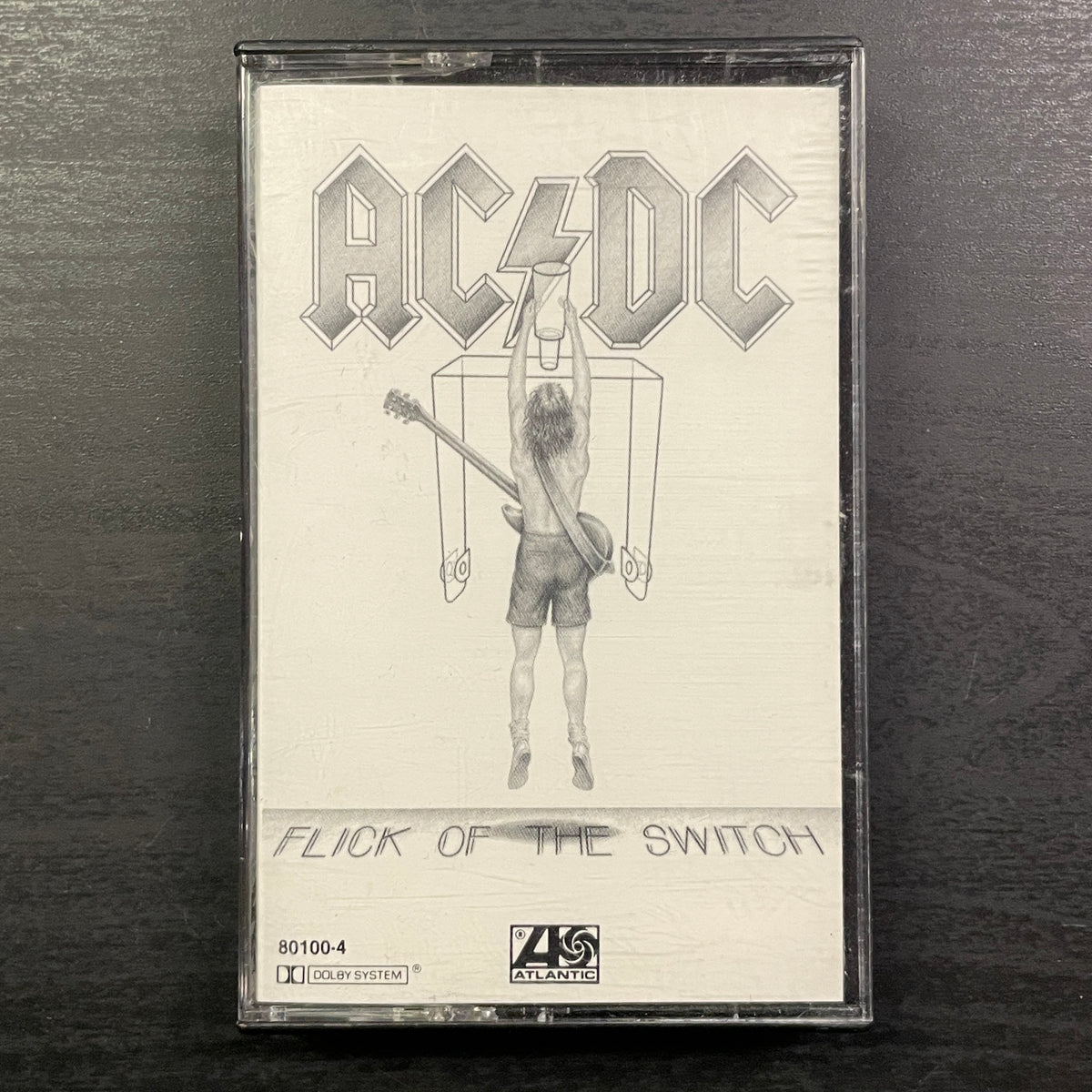 AC/DC – Flick Of The Switch original cassette tape (used)