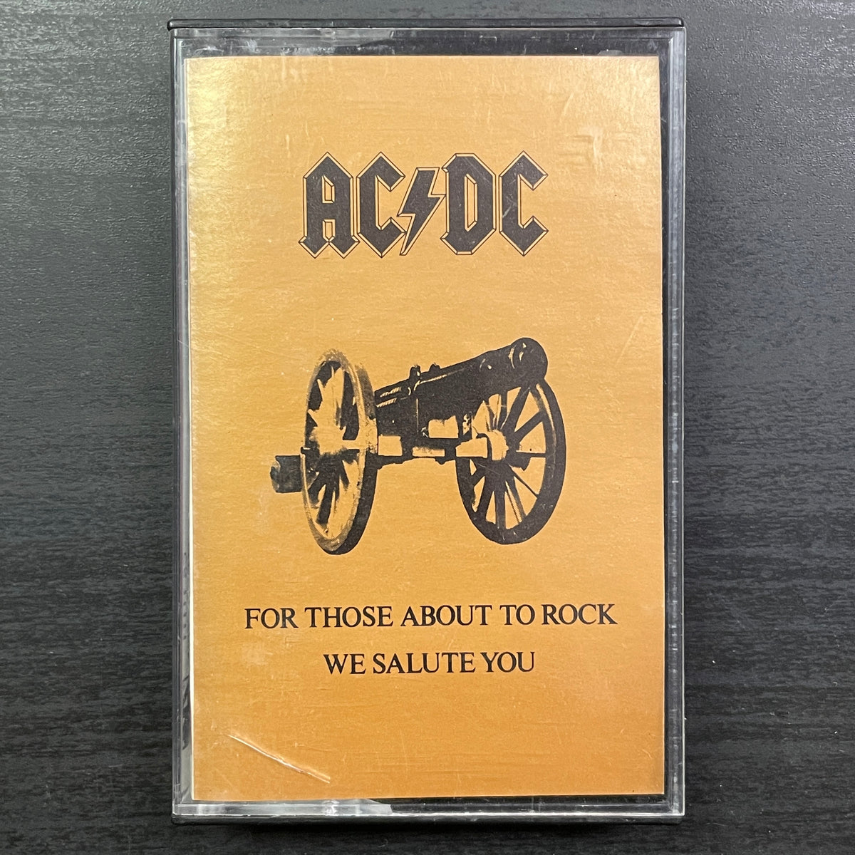 AC/DC - For Those About To Rock We Salute You original cassette tape (used)