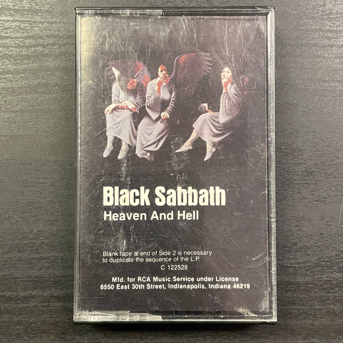 Black Sabbath – Heaven And Hell original cassette tape (used)