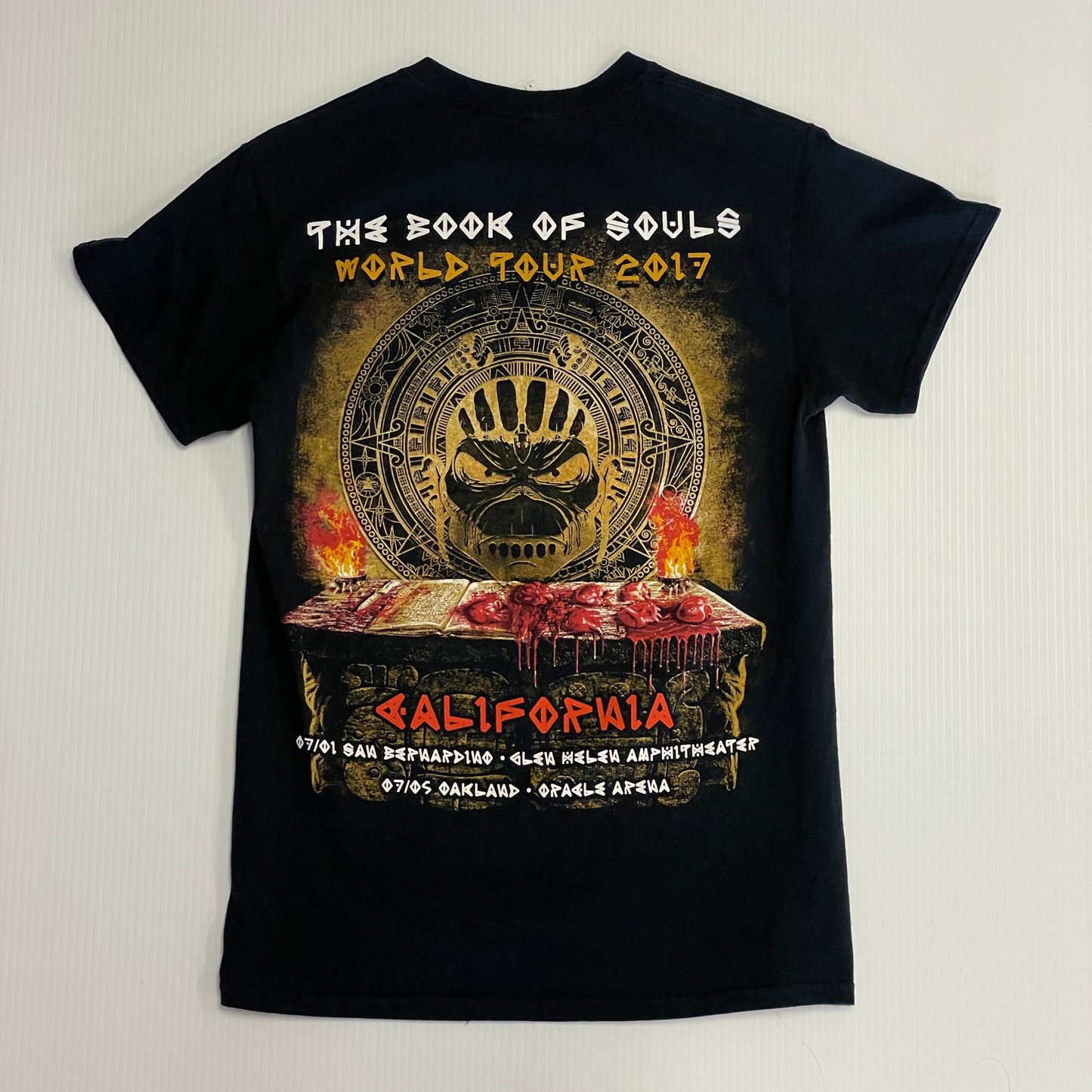 Iron Maiden - Book of Souls 2017 Tour vintage T-shirt