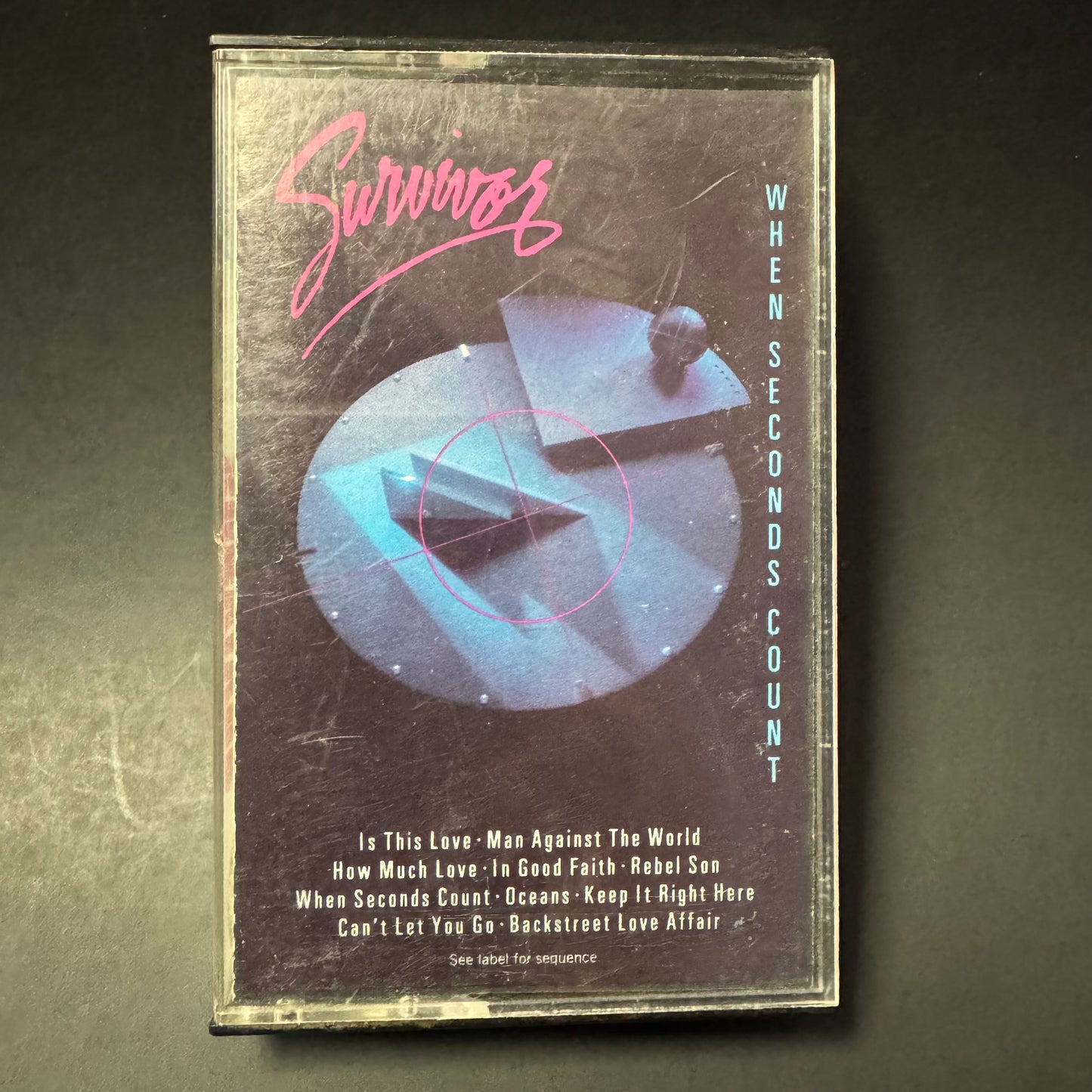 Survivor - When Seconds Count original cassette tape (used)