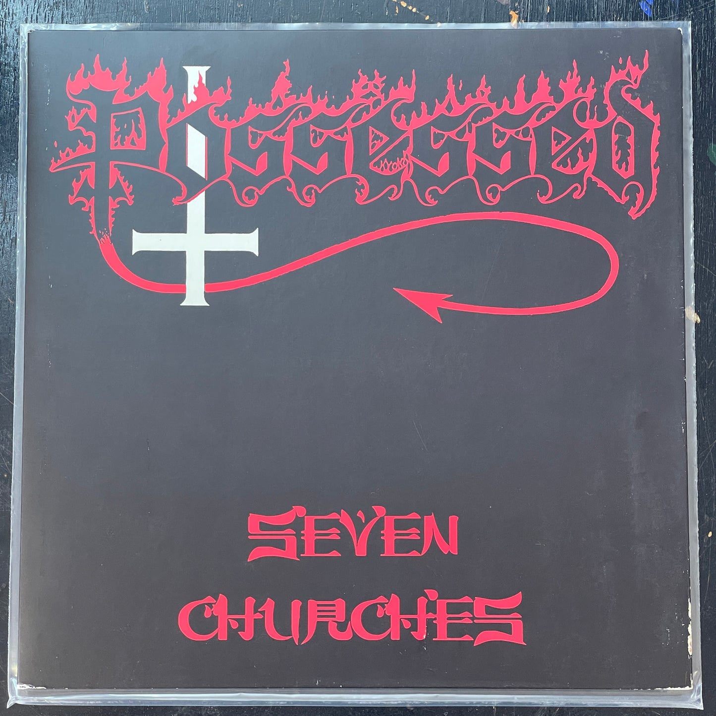 Possessed - Seven Churches 2009 reissue LP (used)