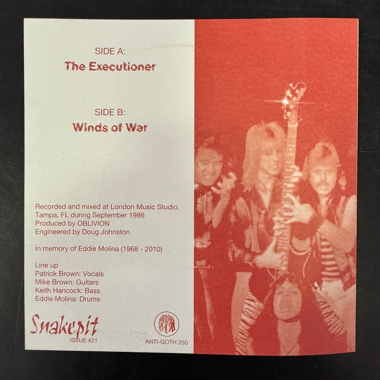 Snakepit #21 magazine + Oblivion - Quest For Power 7" EP