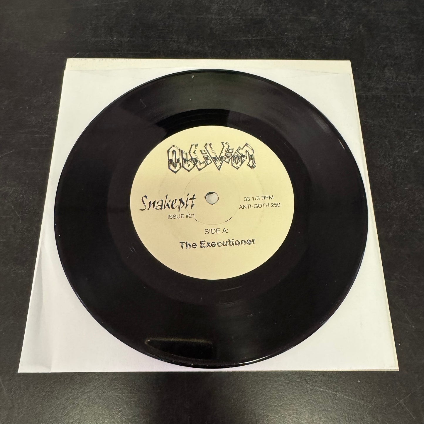 Snakepit #21 magazine + Oblivion - Quest For Power 7" EP