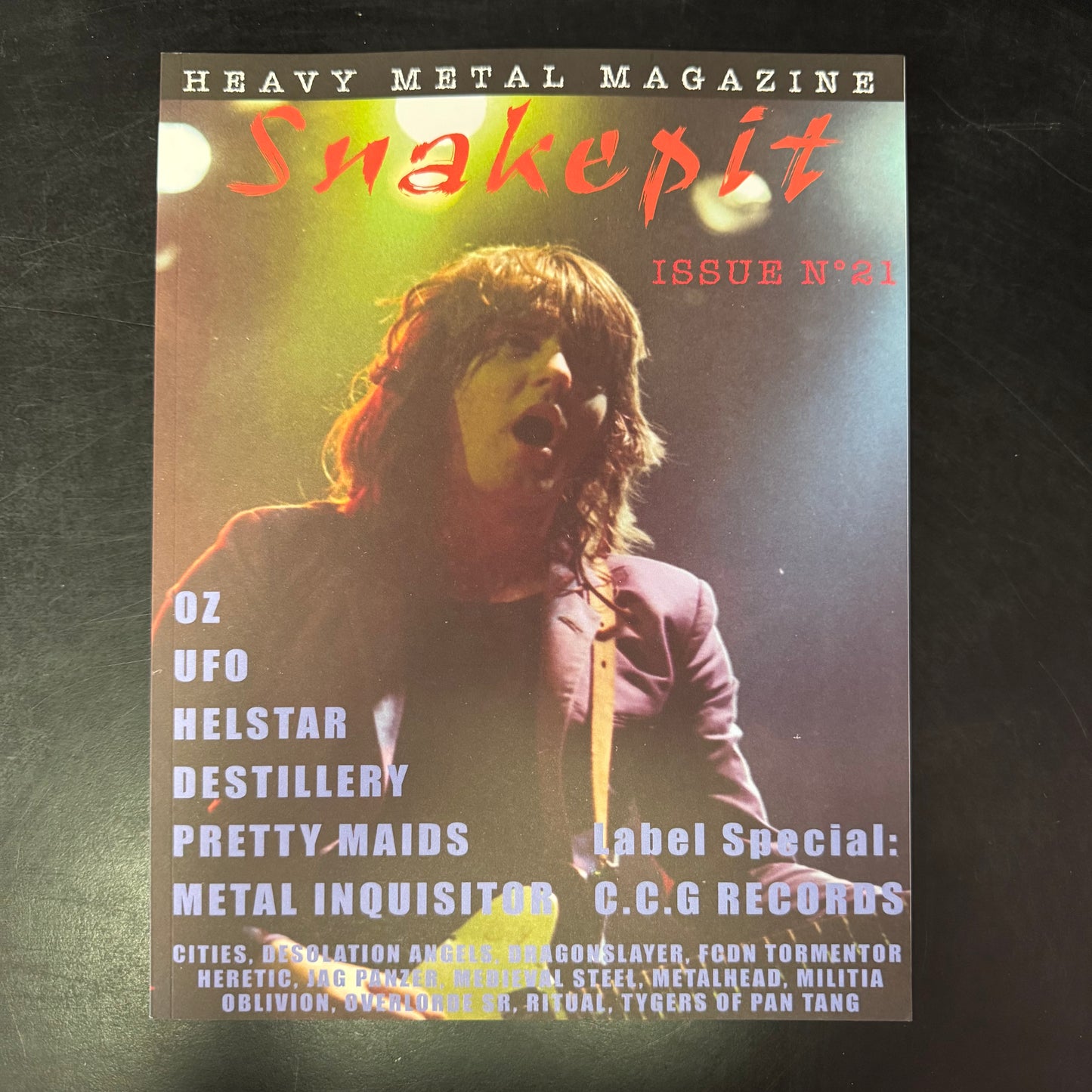 Snakepit #21 magazine + Oblivion - Quest For Power 7" EP