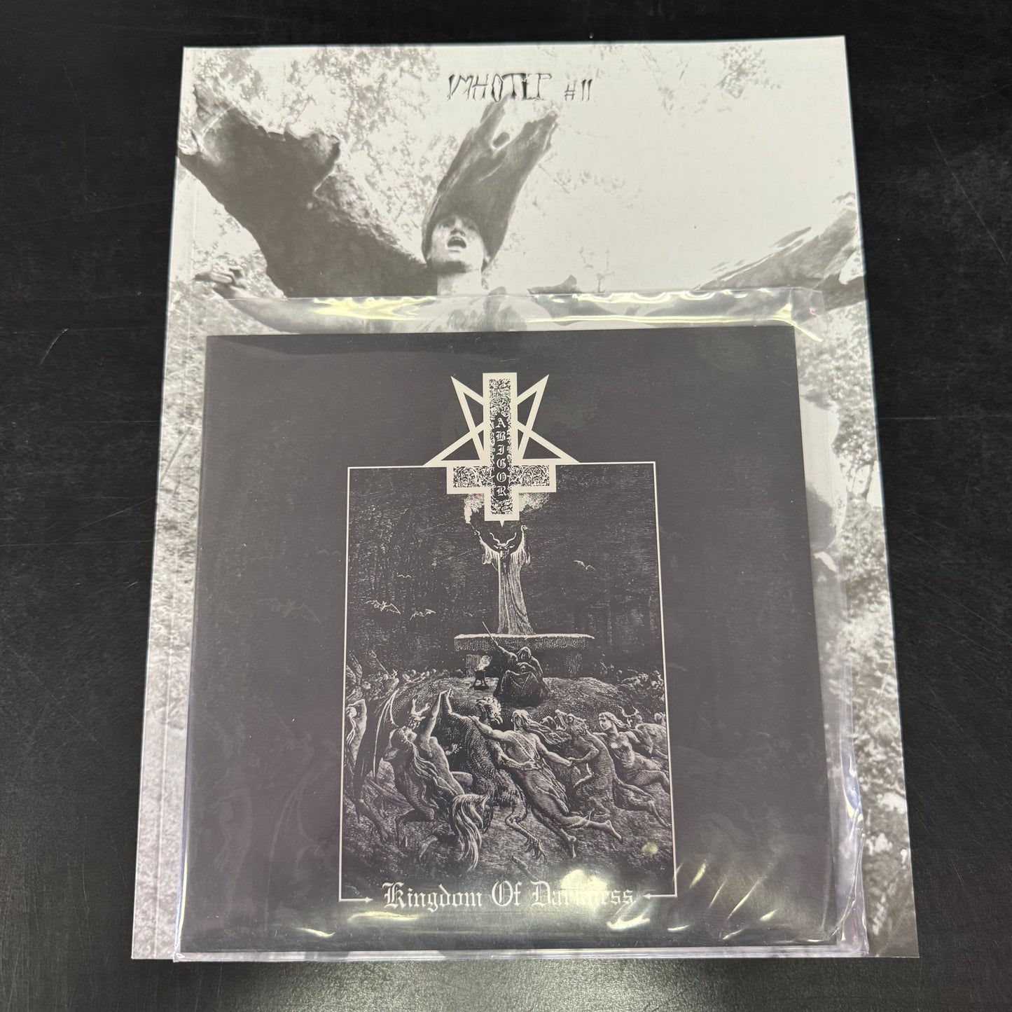 Imhotep #11 magazine + Abigor - Kingdom Of Darkness 7" EP