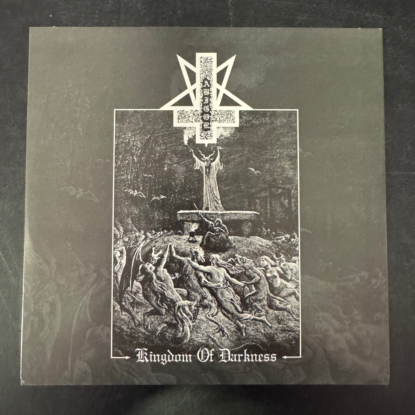 Imhotep #11 magazine + Abigor - Kingdom Of Darkness 7" EP