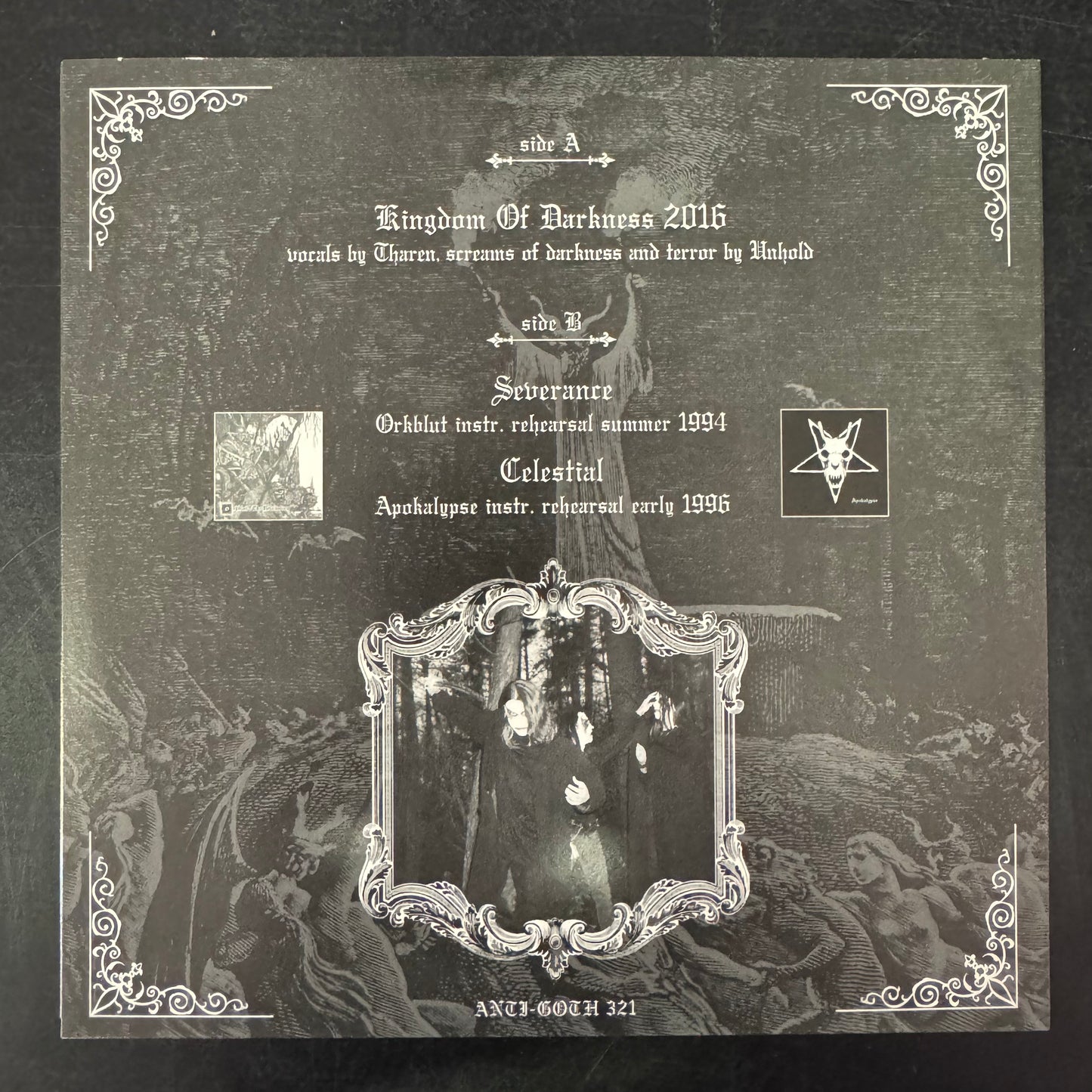 Imhotep #11 magazine + Abigor - Kingdom Of Darkness 7" EP