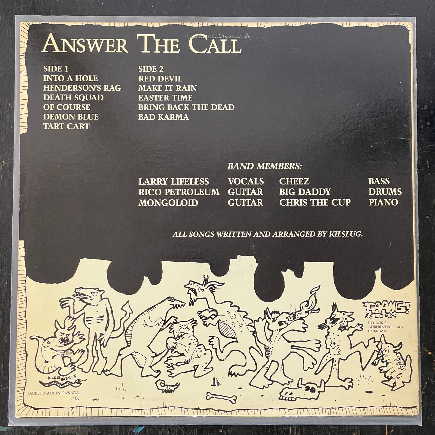 Kilslug - Answer the Call original LP