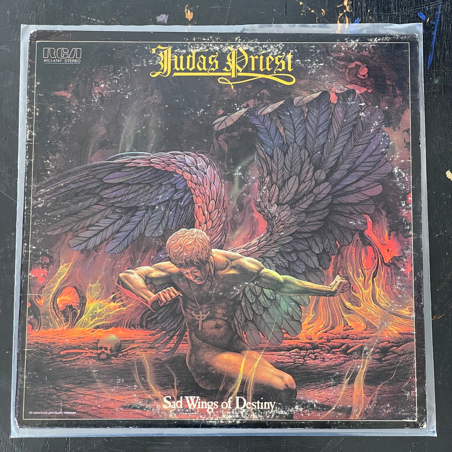 Judas Priest - Sad Wings of Destiny reissue LP (used)