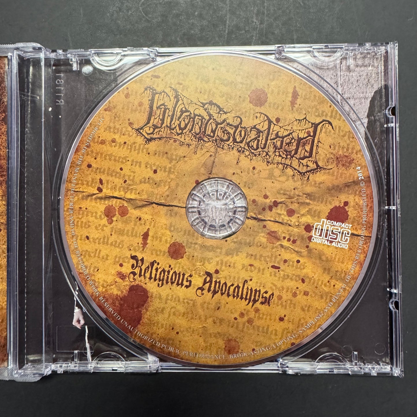 Bloodsoaked - Religious Apocalypse CD (used)