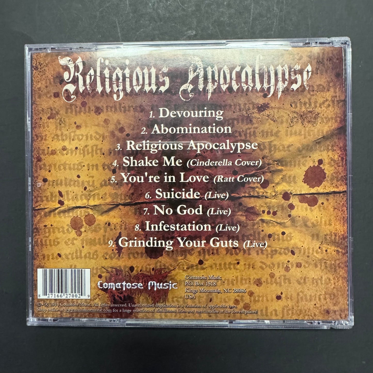 Bloodsoaked - Religious Apocalypse CD (used)