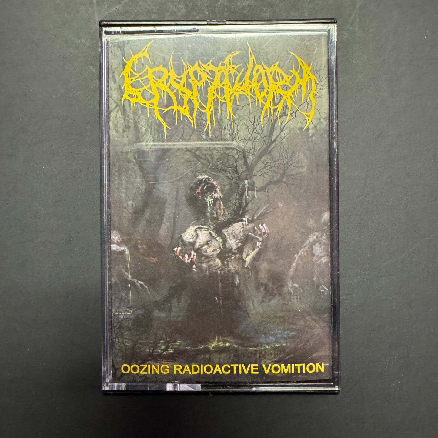 Cryptworm - Oozing Radioactive Vomition cassette tape (used)