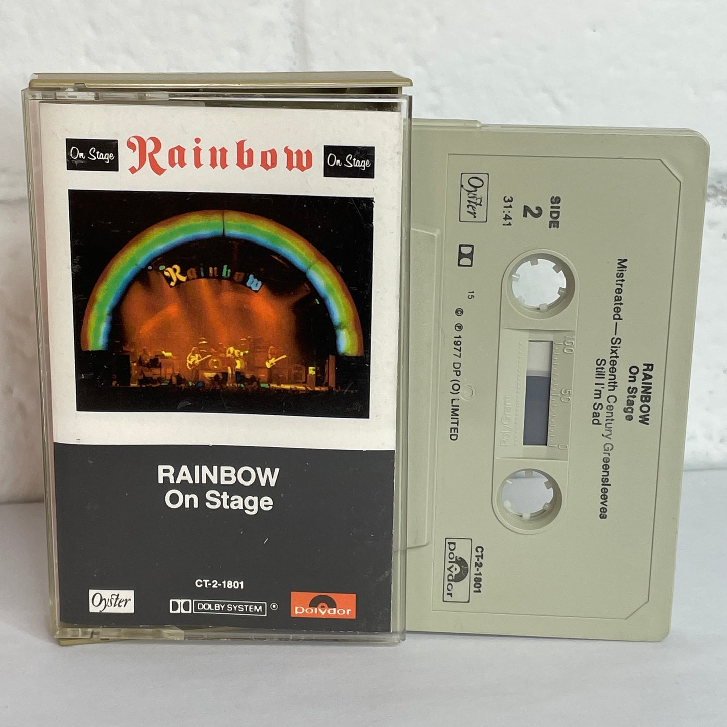 Rainbow - Rainbow On Stage original cassette tape