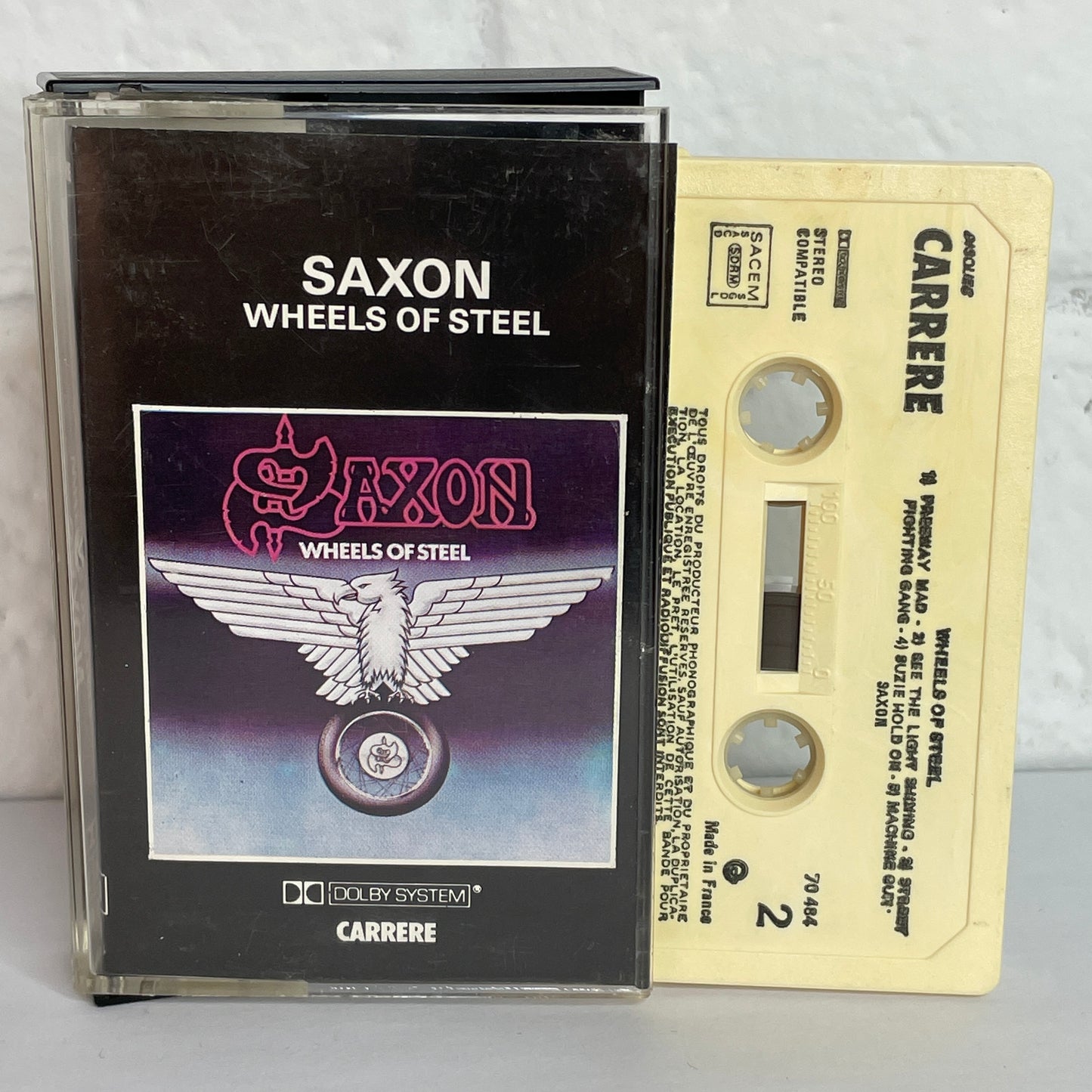 Saxon - Wheels of Steel original cassette tape
