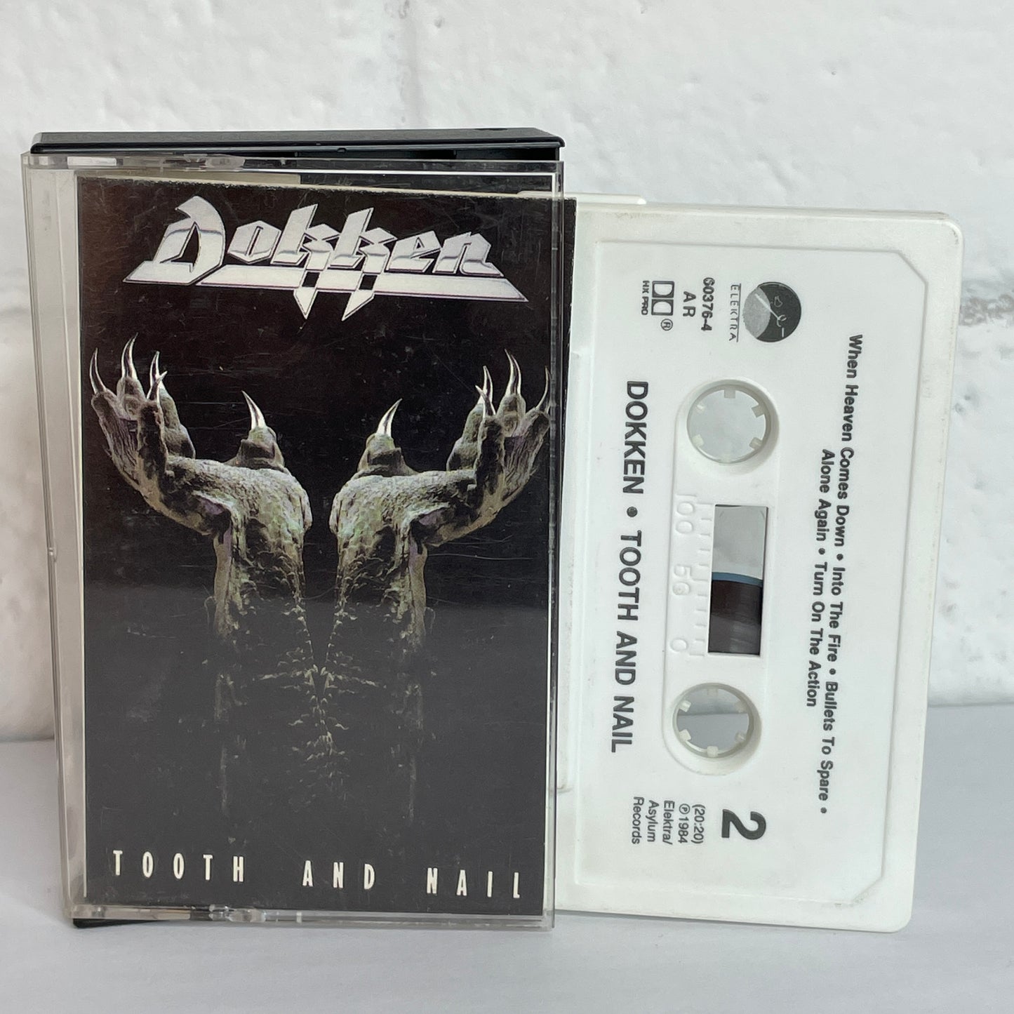 Dokken - Tooth and Nail original cassette tape