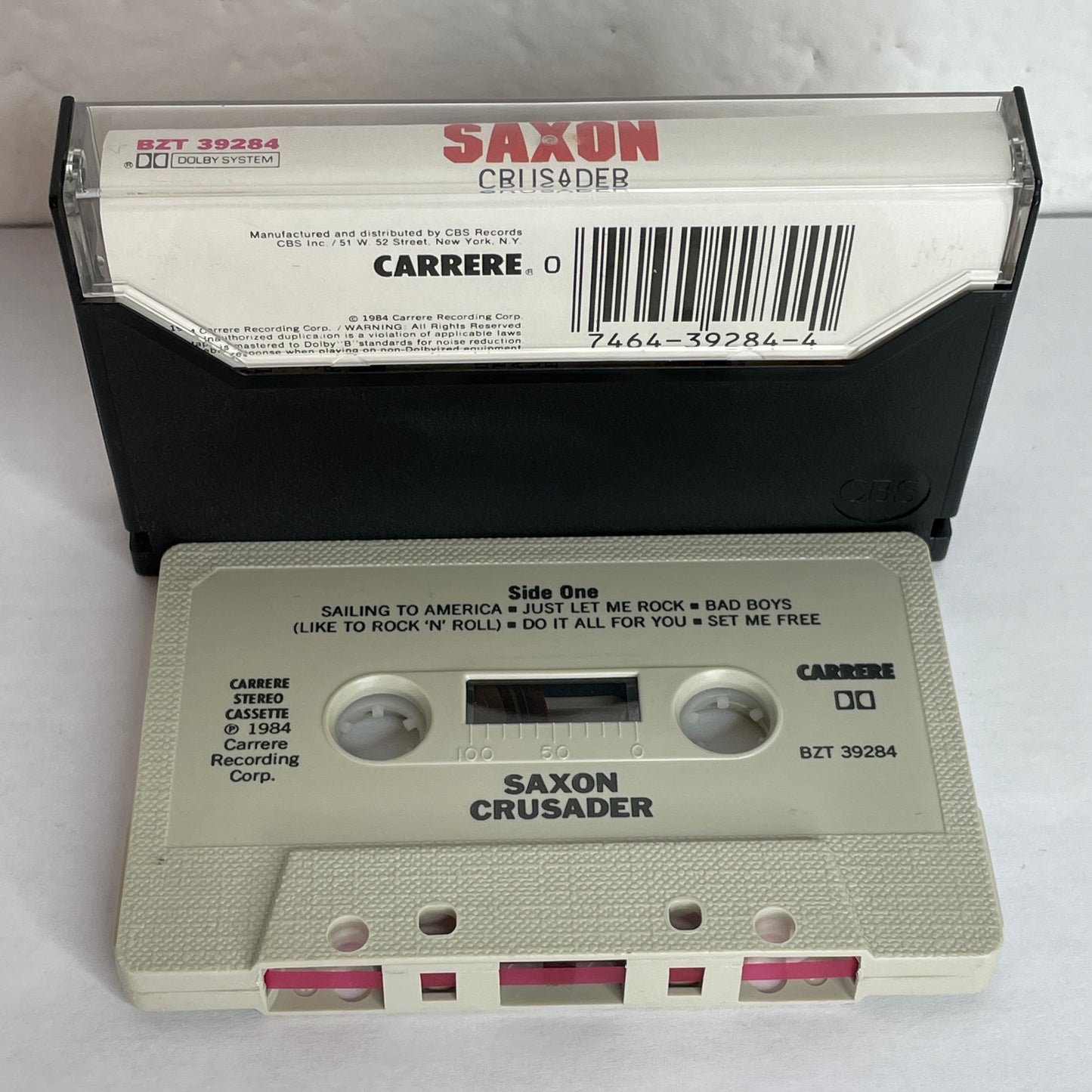 Saxon - Crusader original cassette tape