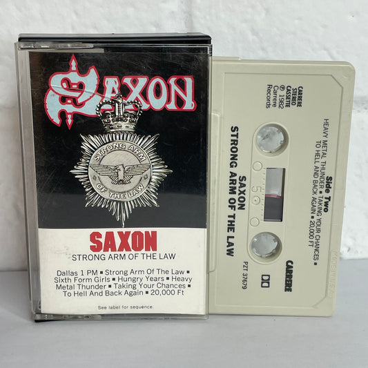 Saxon - Strong Arm of the Law original cassette tape