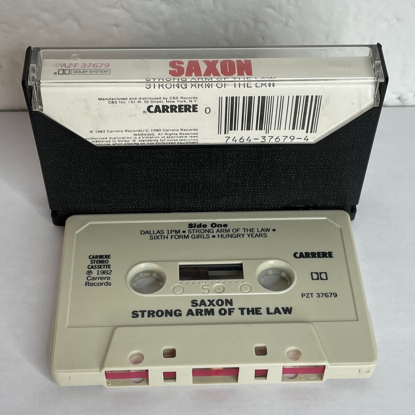 Saxon - Strong Arm of the Law original cassette tape