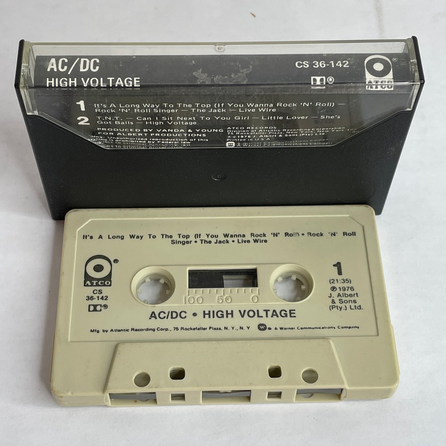 AC/DC - High Voltage original cassette tape