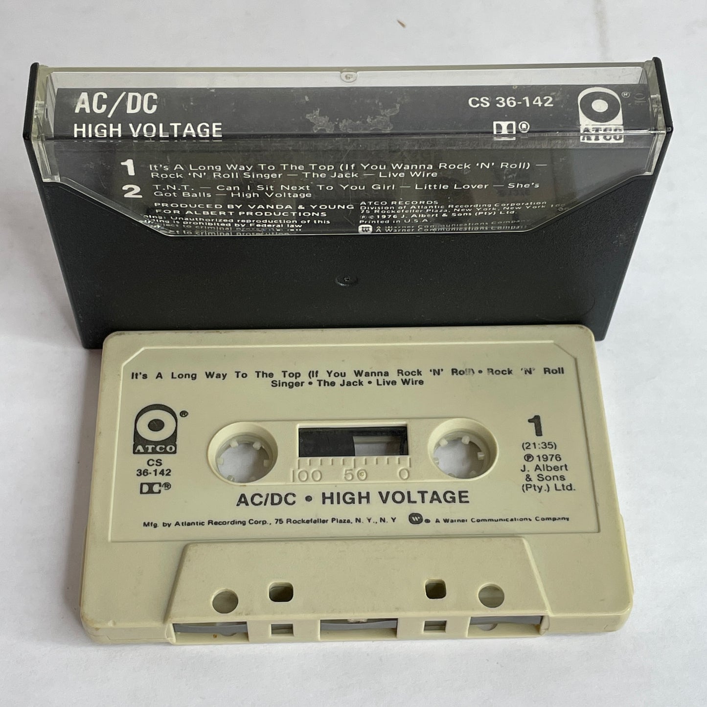 AC/DC - High Voltage original cassette tape – Vinyl Command