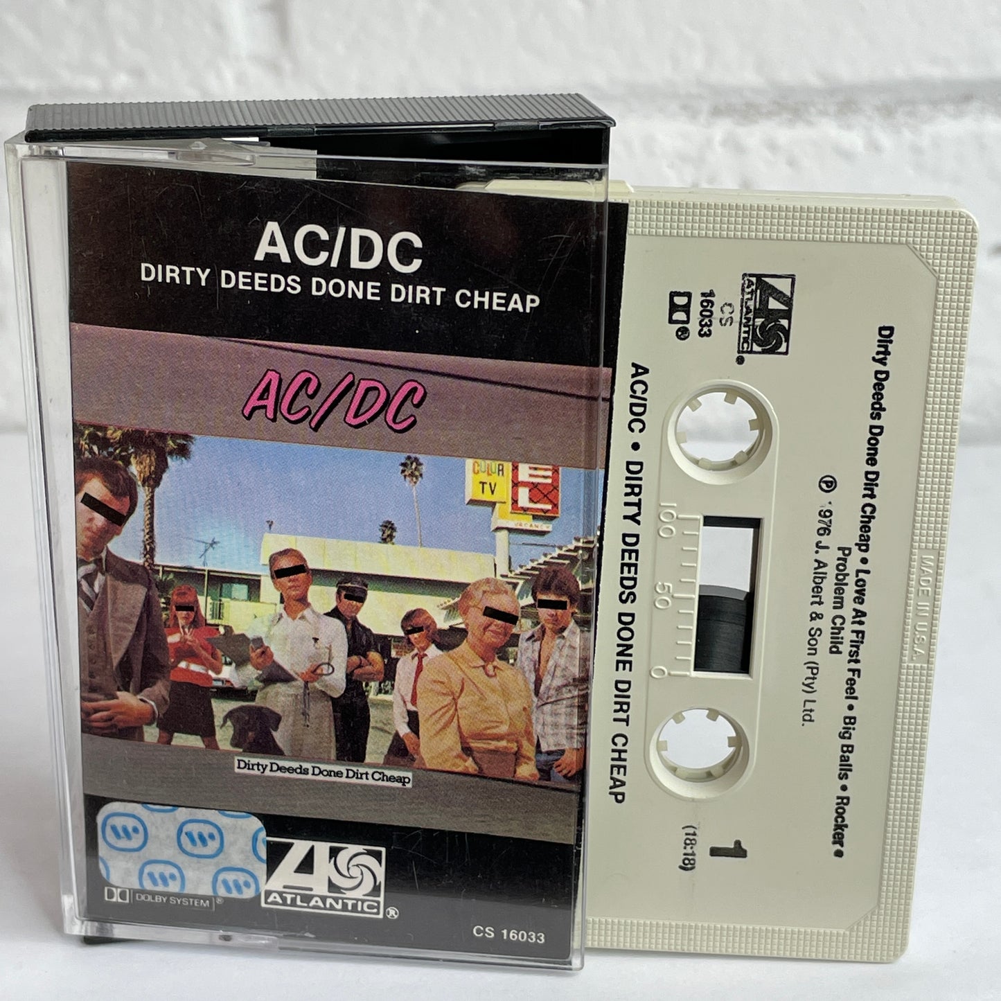 AC/DC - Dirty Deeds Done Dirt Cheap original cassette tape