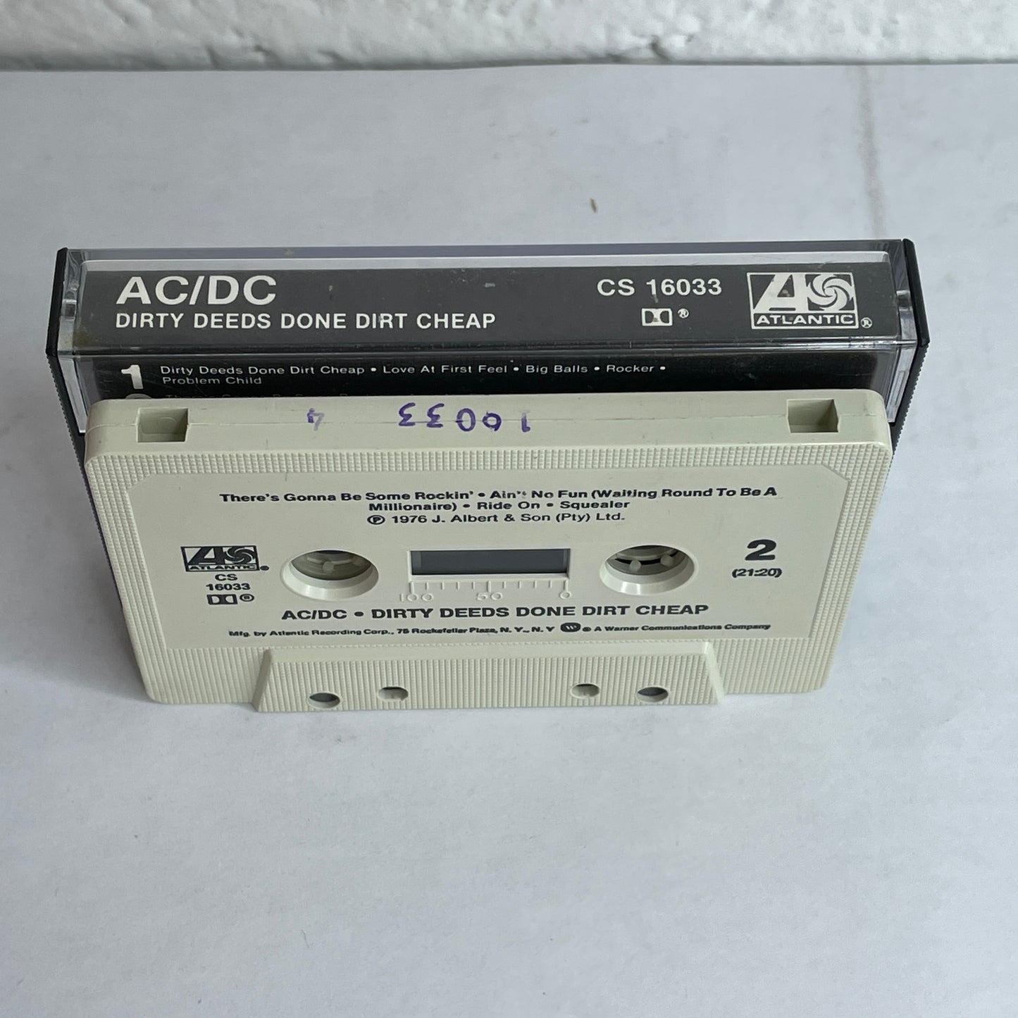 AC/DC - Dirty Deeds Done Dirt Cheap original cassette tape