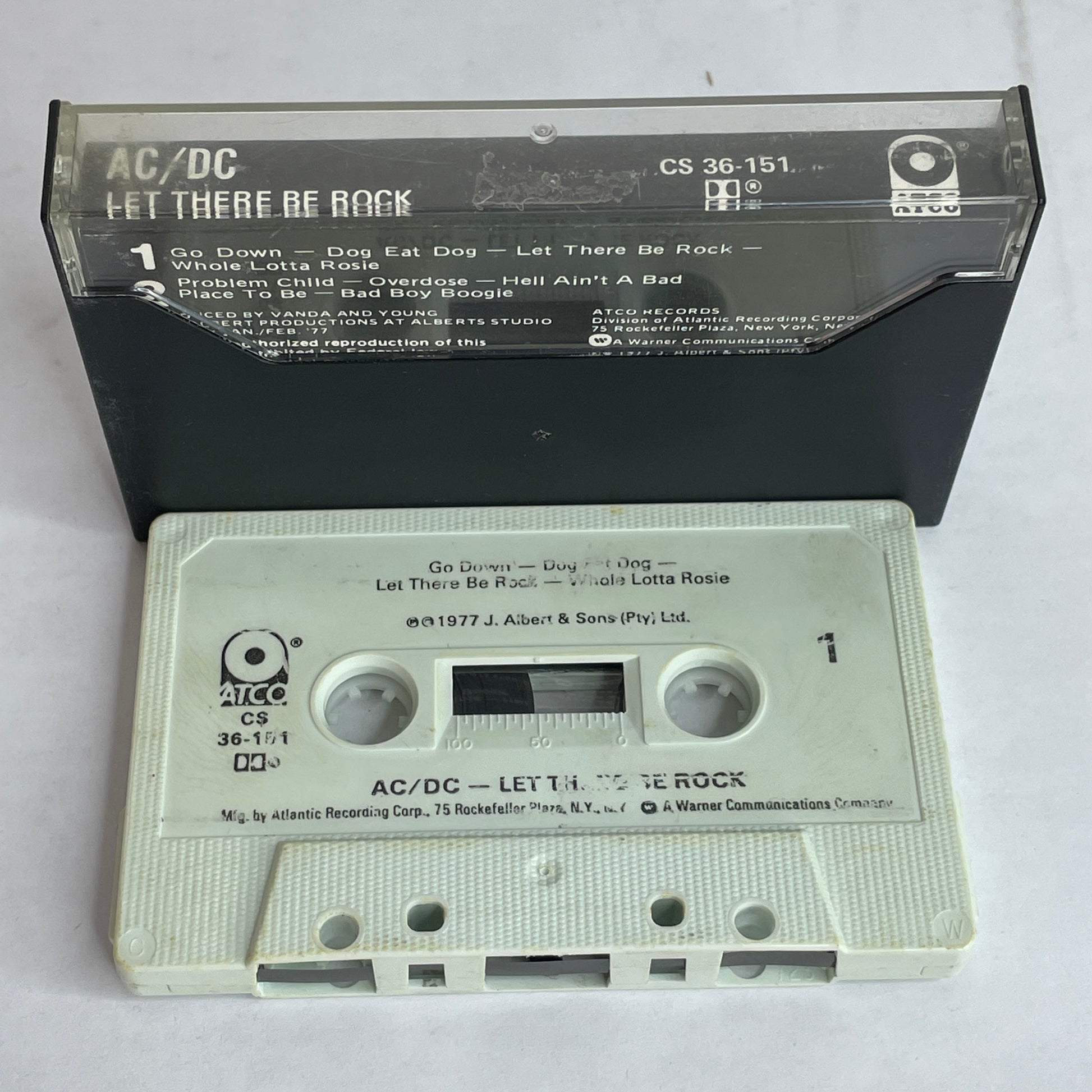 AC/DC - Let There Be rock original cassette tape – Vinyl Command