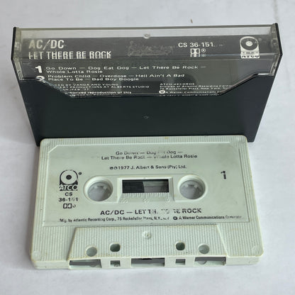 AC/DC - Let There Be rock original cassette tape