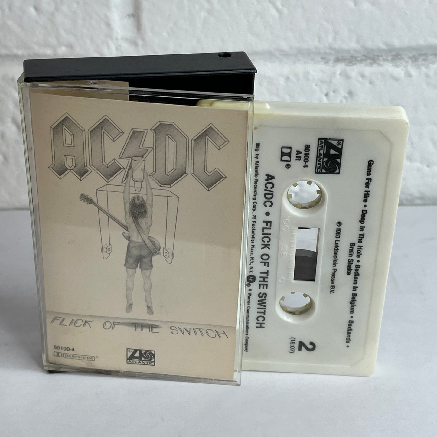 AC/DC - Flick of the Switch original cassette tape