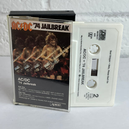 AC/DC - '74 Jailbreak original cassette tape