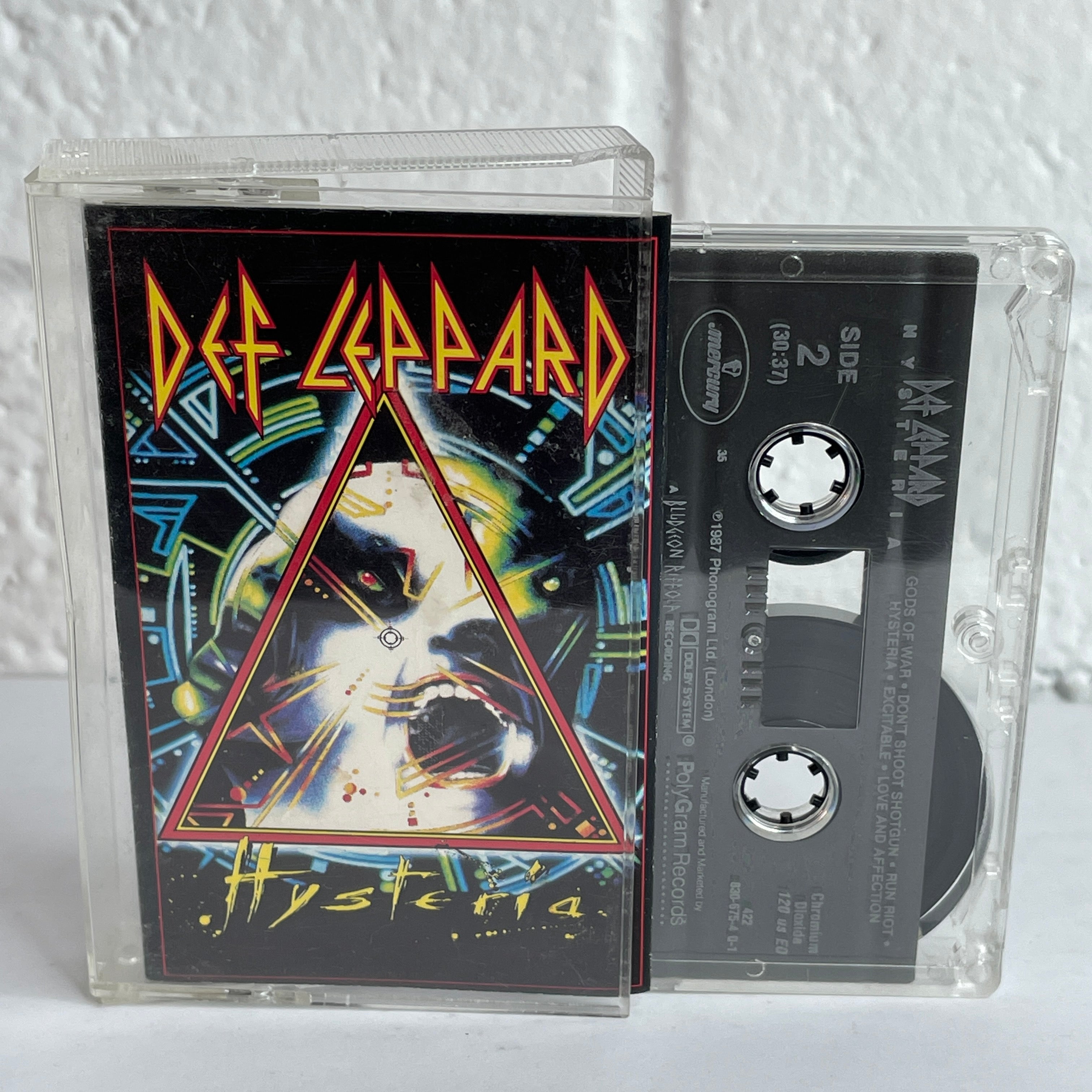 Def Leppard - Hysteria original cassette tape – Vinyl Command