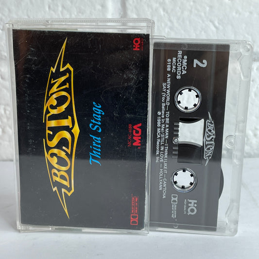 Boston - Third Stage original cassette tape