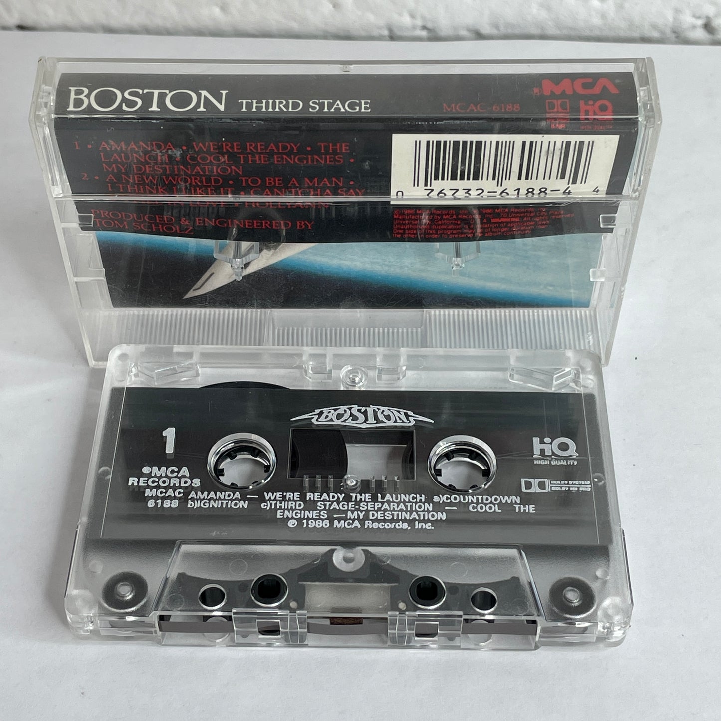 Boston - Third Stage original cassette tape