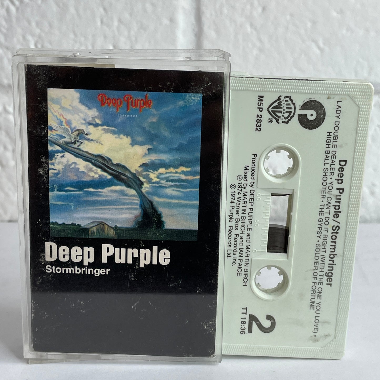 Deep Purple - Stormbringer original cassette tape