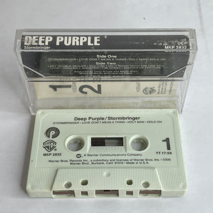 Deep Purple - Stormbringer original cassette tape
