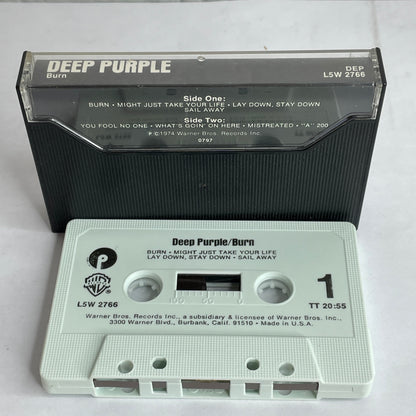 Deep Purple - Burn original cassette tape