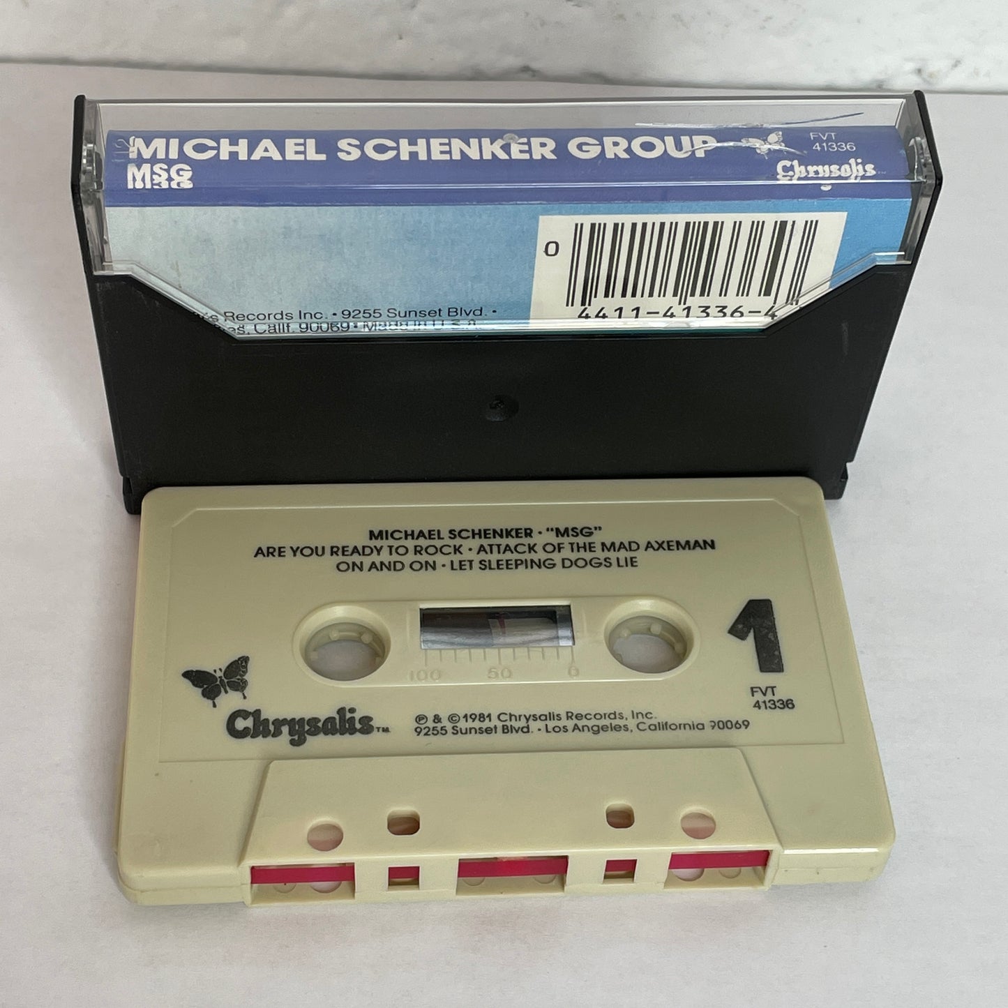 Michael Schenker Group - MSG original cassette tape