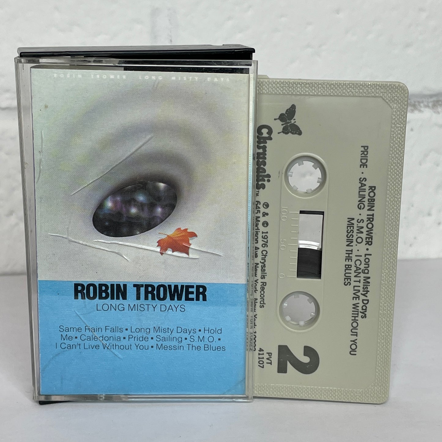 Robin Trower- Long Misty Days original cassette tape (used)