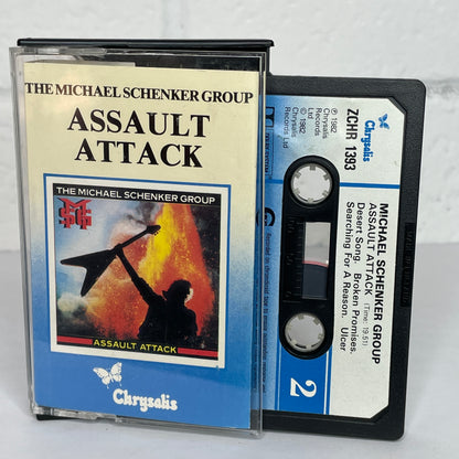 The Michael Schenker Group - Assault Attack original cassette tape