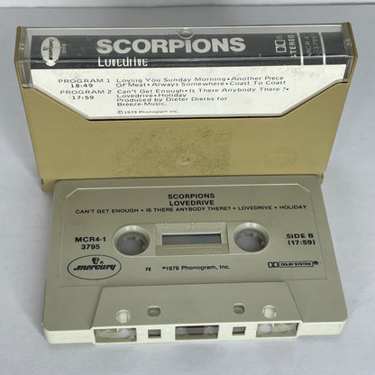 Scorpions - Lovedrive original cassette tape